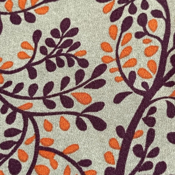 FOREVER JADE Women’s Short Sleeve Wide Cut Crop Blouse with Vine Print size M - Picture 6 of 6